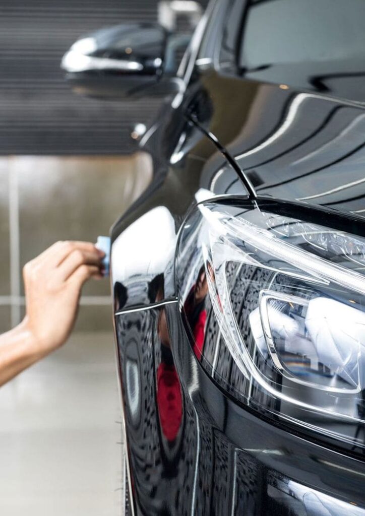 car is getting ceramic coated